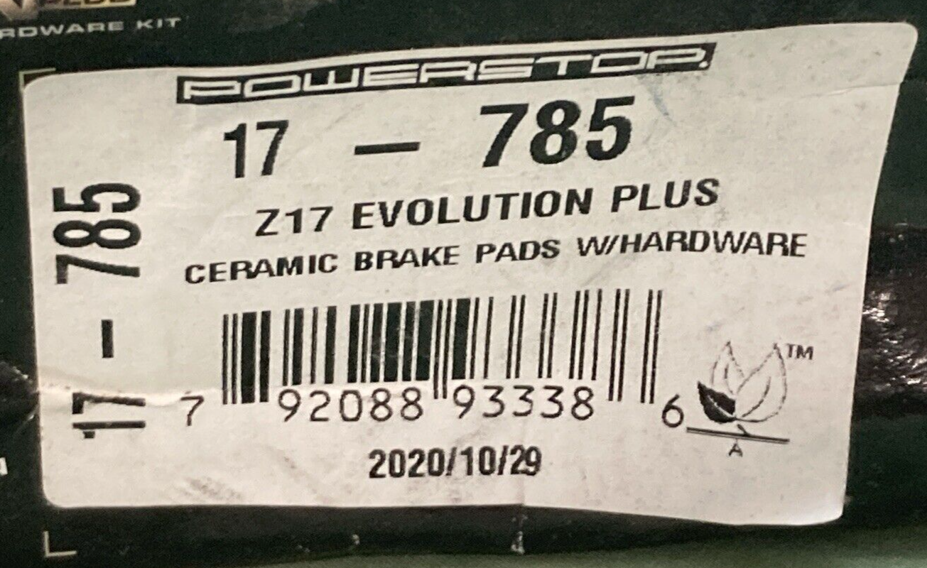 NEW POWERSTOP 17-785 BRAKE PAD SET EVOLUTION+ Z17 CERAMIC FRONT CHEVY GMC HUMMER