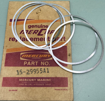NEW GENUINE MERCURY QUICKSILVER 15-29955A1 SHIM SET GEAR HSNG ASM 1000E-1