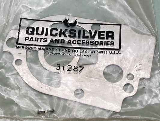 NEW GENUINE MERCURY QUICKSILVER 31287 PLATE UPPER FACE WATER PUMP BODY