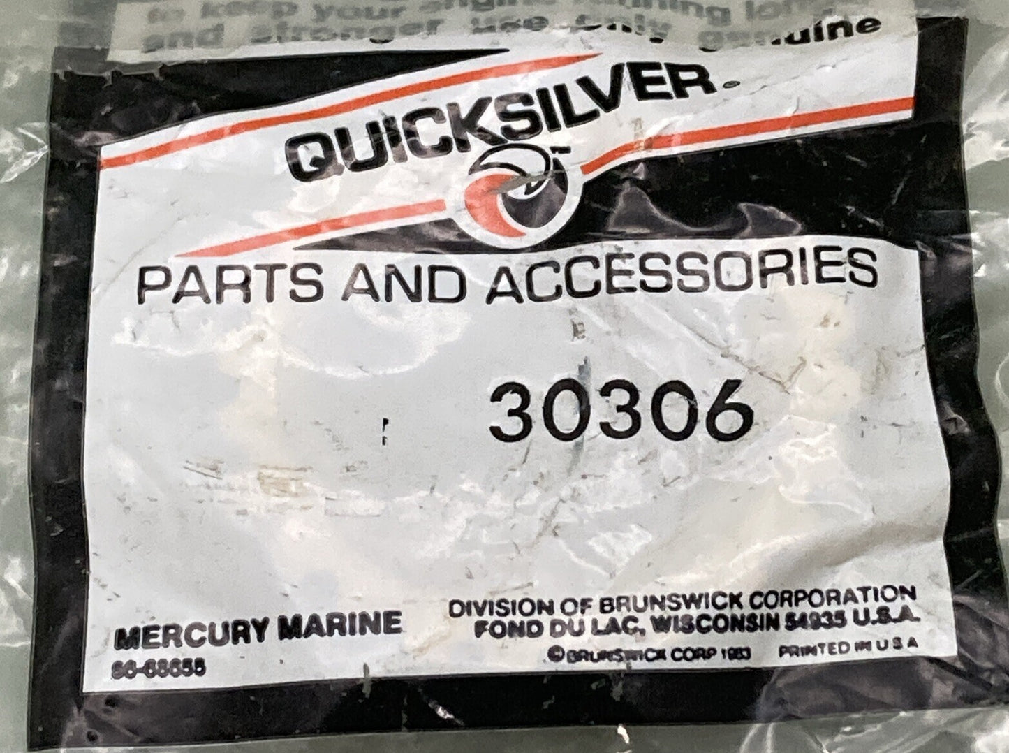 NEW GENUINE MERCURY QUICKSILVER 30306 FLYWHEEL PULLEY OUTBOARD 80HP