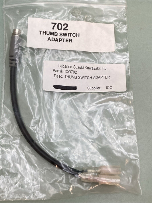 NEW GENUINE ICO RACING 702 CheckMate THUMB SWITCH ADAPTER