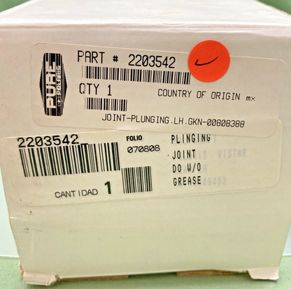 NEW GENUINE POLARIS 2203542 JOINT PLUNGING, LH
