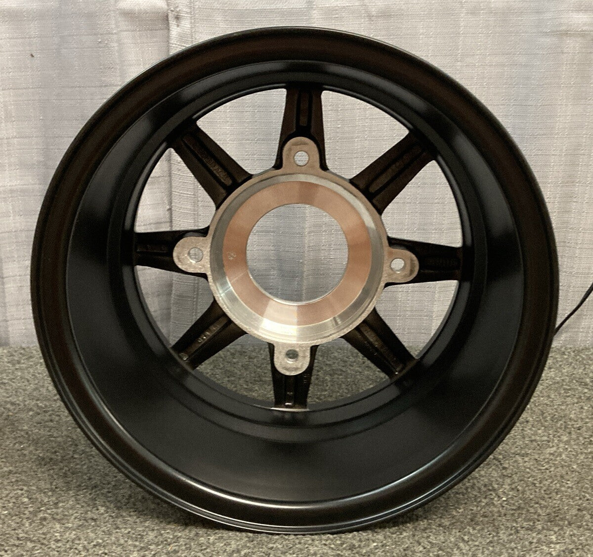 NEW GENUINE POLARIS 1521106-458 RIM FRONT 12X6 CAST 26.2 M. BLK