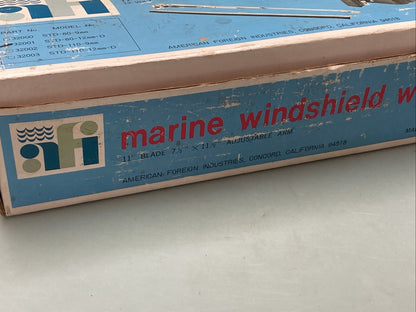 NEW AFI 32001 MARINE WINDSHIELD WIPER KIT STD 80-12MM-D, 11" BLADE, 12V