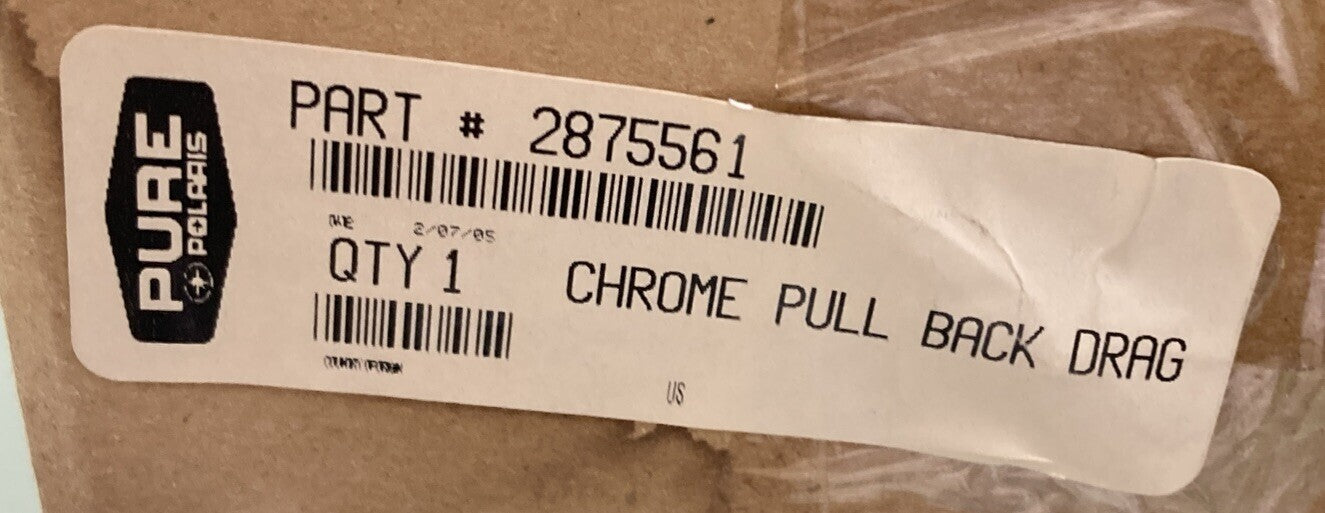 NEW GENUINE POLARIS VICTORY 2875561 CHROME PULL BACK DRAG RISER KIT