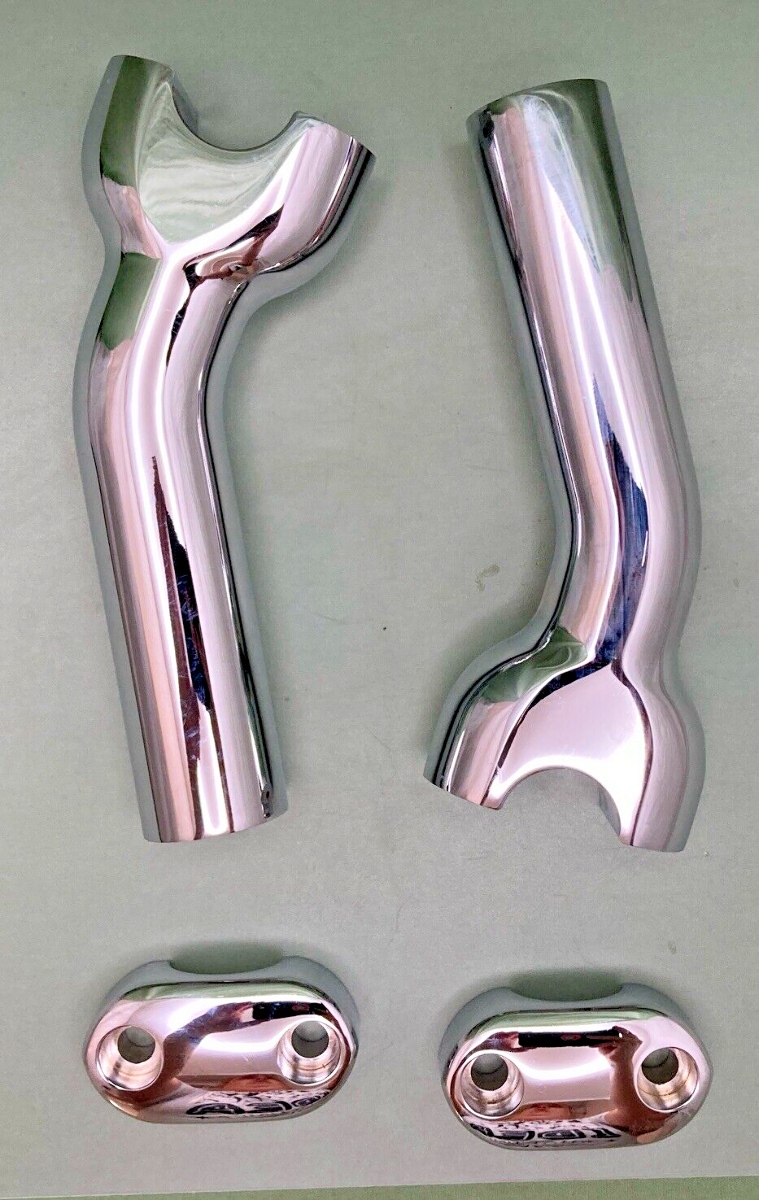 NEW GENUINE POLARIS VICTORY 2875561 CHROME PULL BACK DRAG RISER KIT