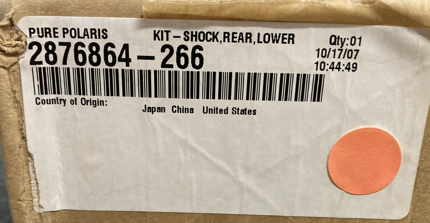 NEW GENUINE POLARIS 2876864-266 SHOCK, RR, LOWERING, BLK, VICTORY HAMMER 2008