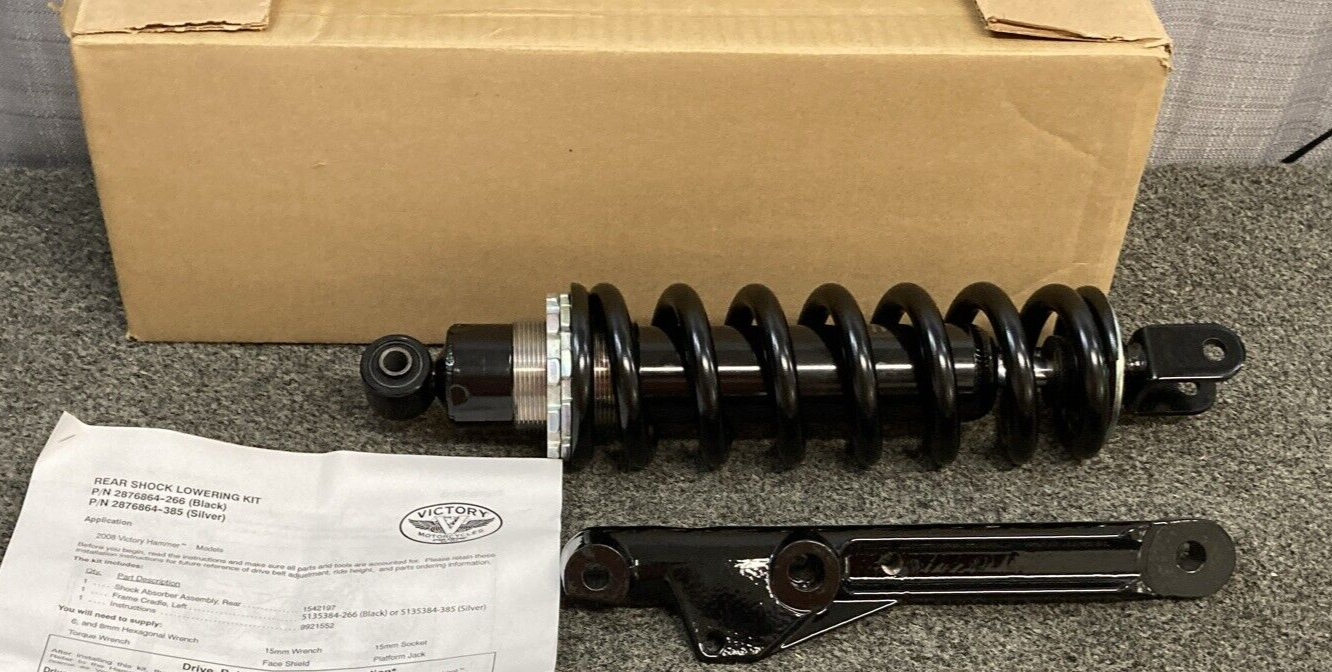 NEW GENUINE POLARIS 2876864-266 SHOCK, RR, LOWERING, BLK, VICTORY HAMMER 2008