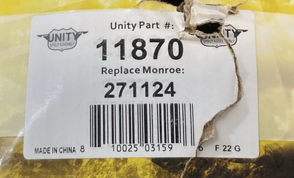 NEW UNITY 11870 READYMOUNT COMPLETE STRUT ASSEMBLY FRONT LEFT FORD