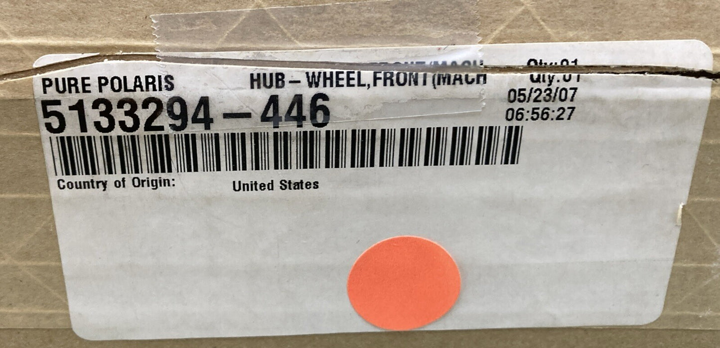 NEW GENUINE POLARIS 5133294-446 HUB WHEEL, FRONT, COSMIC SUNBURST