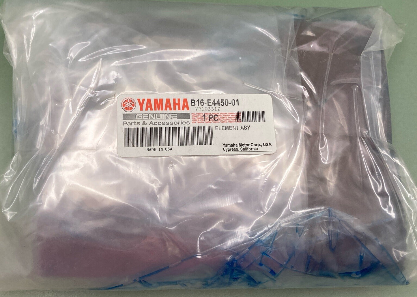 NEW GENUINE YAMAHA B16-E4450-01 AIR FILTER Element SUPERSEDES B16-E4450-00-00