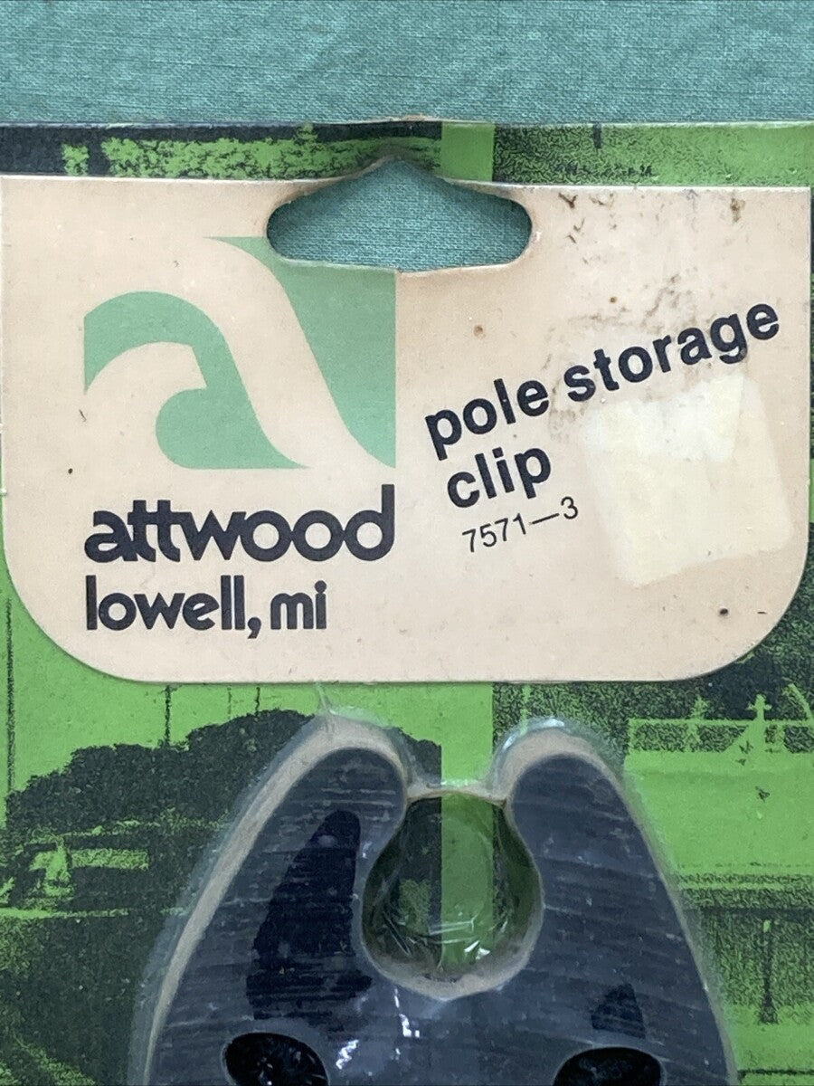 QTY 2 NEW ATTWOOD 7571-3 POLE STORAGE CLIP