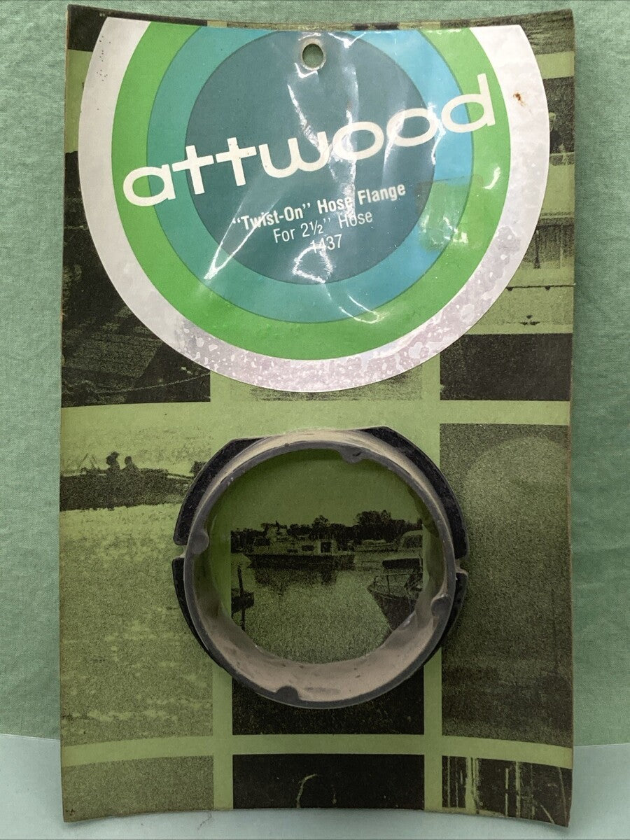 NEW ATTWOOD 1437 TWIST-ON HOSE FLANGE FOR 2.5" HOSE