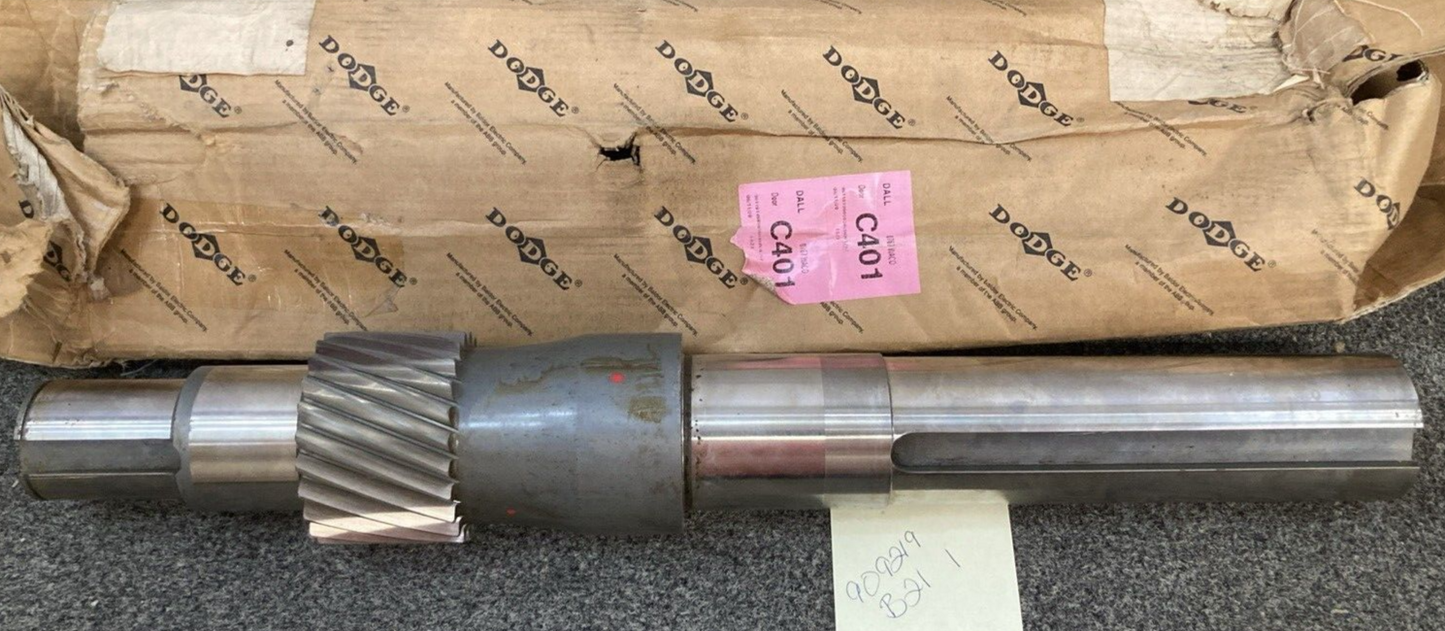 NEW DODGE 909219 INPUT COUNTERSHAFT PINION & LONG SHAFT TA9415 25:1
