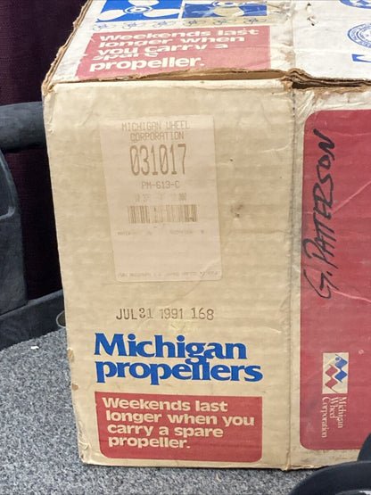 NEW MICHIGAN WHEEL 031017 PROPELLER 10.375 X 13.000 ALUMINUM STANDARD 13 SPLINES