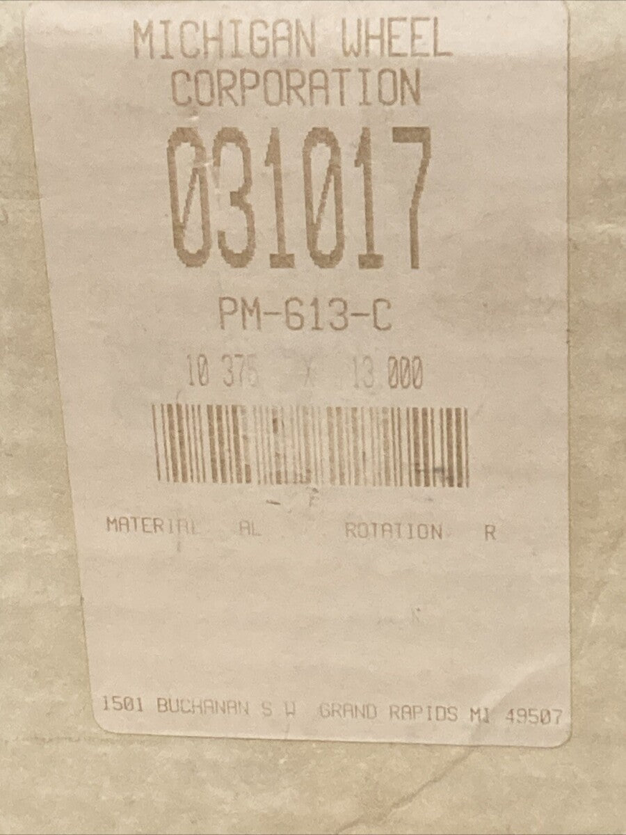 NEW MICHIGAN WHEEL 031017 PROPELLER 10.375 X 13.000 ALUMINUM STANDARD 13 SPLINES