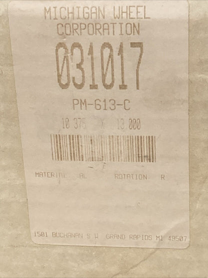 NEW MICHIGAN WHEEL 031017 PROPELLER 10.375 X 13.000 ALUMINUM STANDARD 13 SPLINES