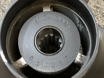 NEW MICHIGAN WHEEL 031017 PROPELLER 10.375 X 13.000 ALUMINUM STANDARD 13 SPLINES