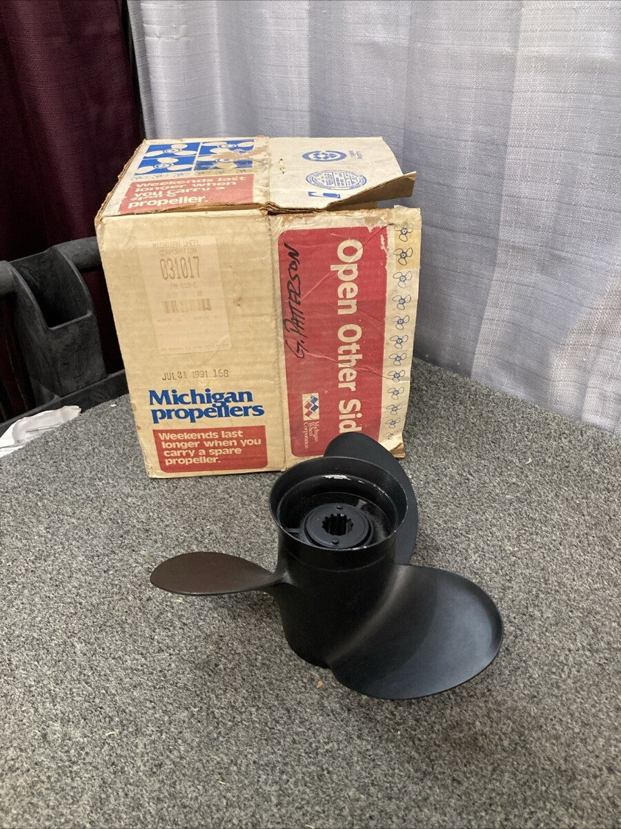 NEW MICHIGAN WHEEL 031017 PROPELLER 10.375 X 13.000 ALUMINUM STANDARD 13 SPLINES