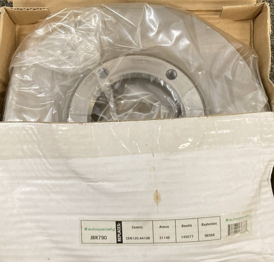 NEW AUTOSPECIALTY JBR790 Uncoated Brake Rotor FRONT TOYOTA