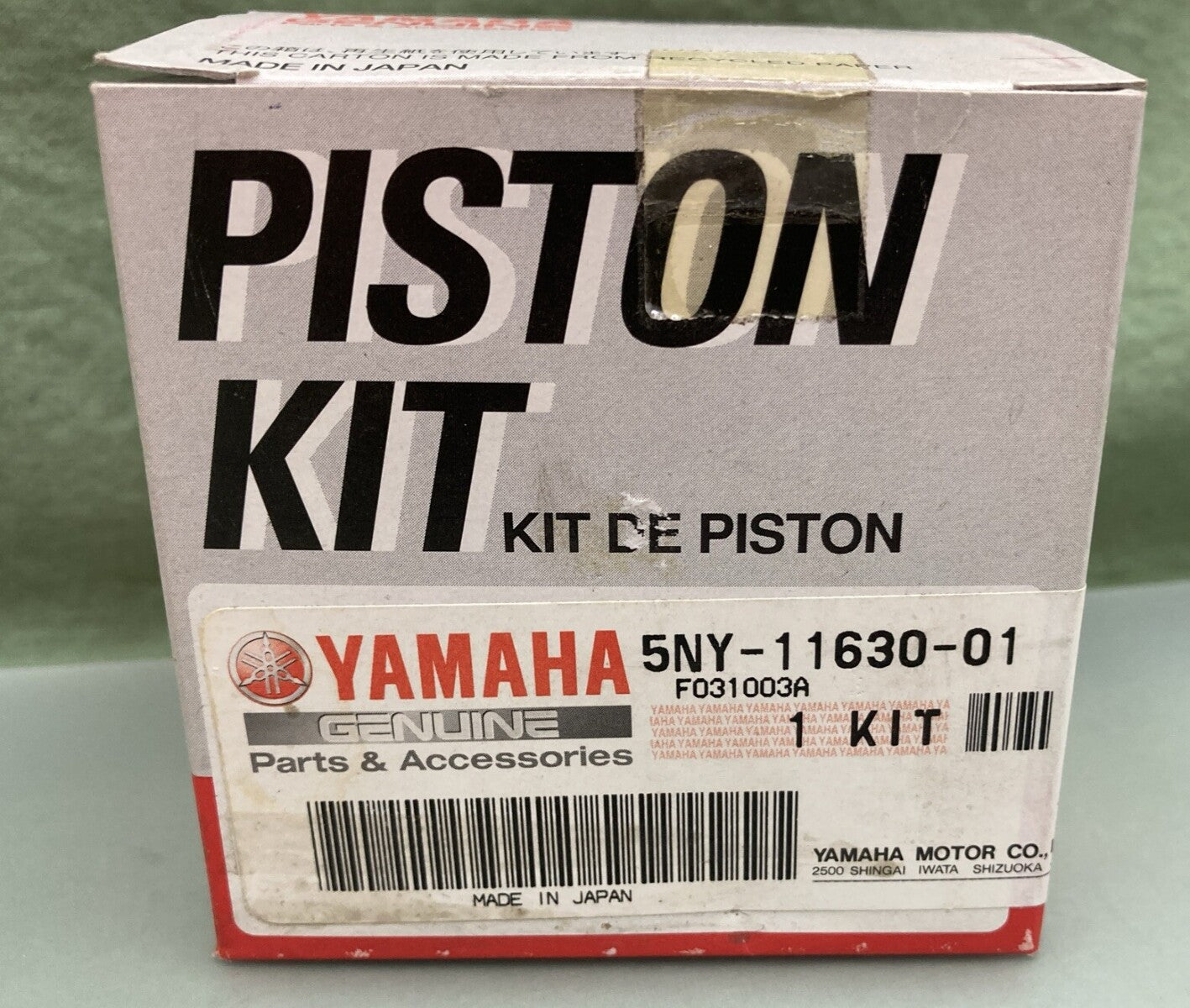 NEW GENUINE YAMAHA 5NY-11630-01 PISTON KIT SUPERSEDES 5NY-11630-00-00