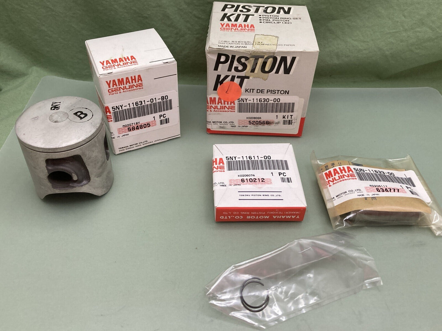 NEW GENUINE YAMAHA 5NY-11630-00 PISTON ASSY SUPERSEDED 5NY-11630-01-00
