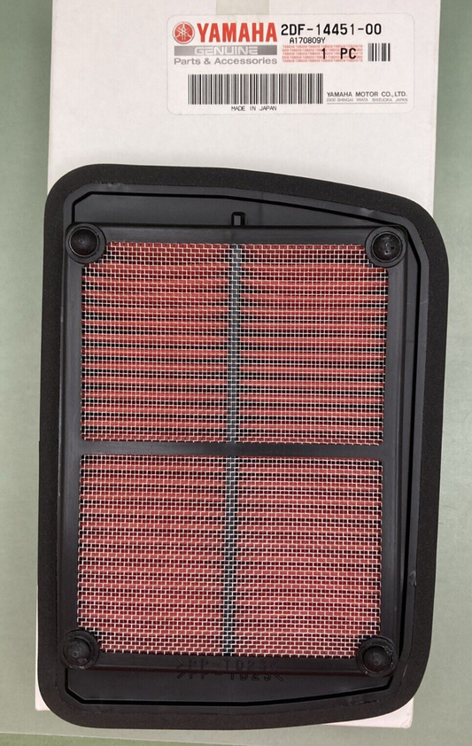 NEW GENUINE YAMAHA 2DF-14451-00 ELEMENT, AIR CLEANER