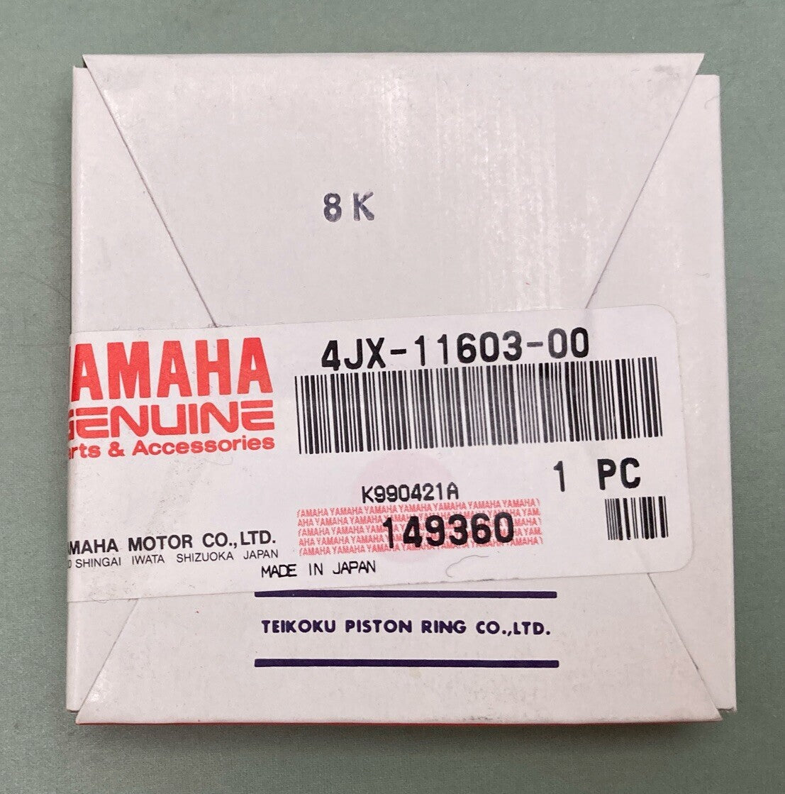 NEW GENUINE YAMAHA 4SR-11630-00 PISTON ASSEMBLY