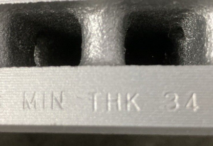 NEW TEXTAR HH21256 BRAKE ROTOR COATED