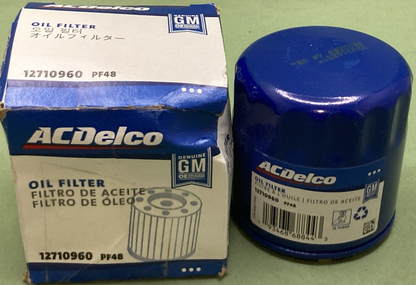 NEW GENUINE ACDELCO 12710960 OIL FILTER PF48
