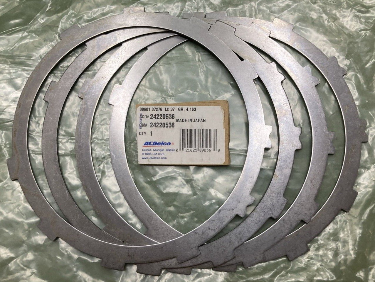 NEW GENUINE ACDELCO 24220536 CLUTCH PLATE SET 2ND BRAKE AUTOMATIC TRANSMISSION