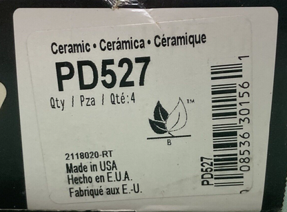 NEW WAGNER PD527 BRAKE PAD SET THERMO QUIET CERAMIC FRONT TOYOTA LOTUS