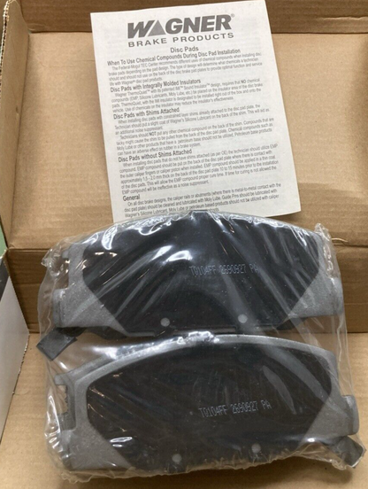 NEW WAGNER PD527 BRAKE PAD SET THERMO QUIET CERAMIC FRONT TOYOTA LOTUS