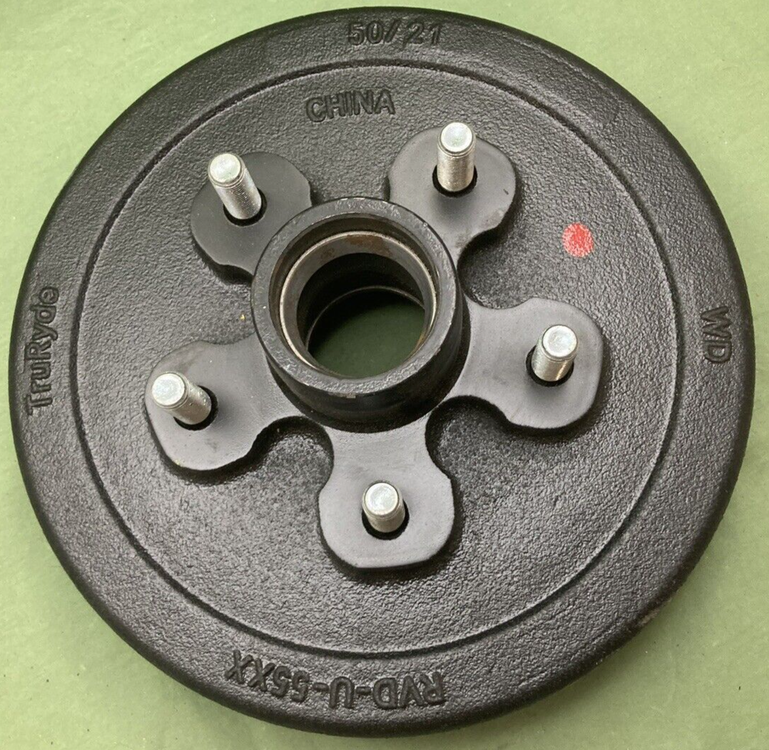 NEW TRURYDE RVD-U-5500 WHEEL HUB BRAKE DRUM & SHOE ASSEMBLY 3,500# TRAILER