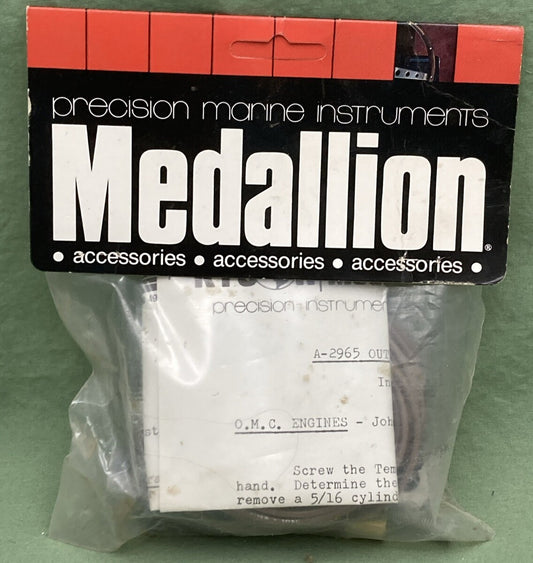 NEW GENUINE MEDALLION A-2965 OUTBOARD TEMPERATURE SENDER