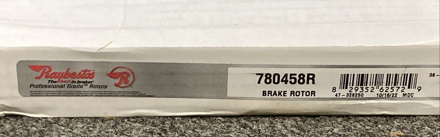 NEW RAYBESTOS 780458R Brake Rotor FRONT DODGE MITSUBISHI