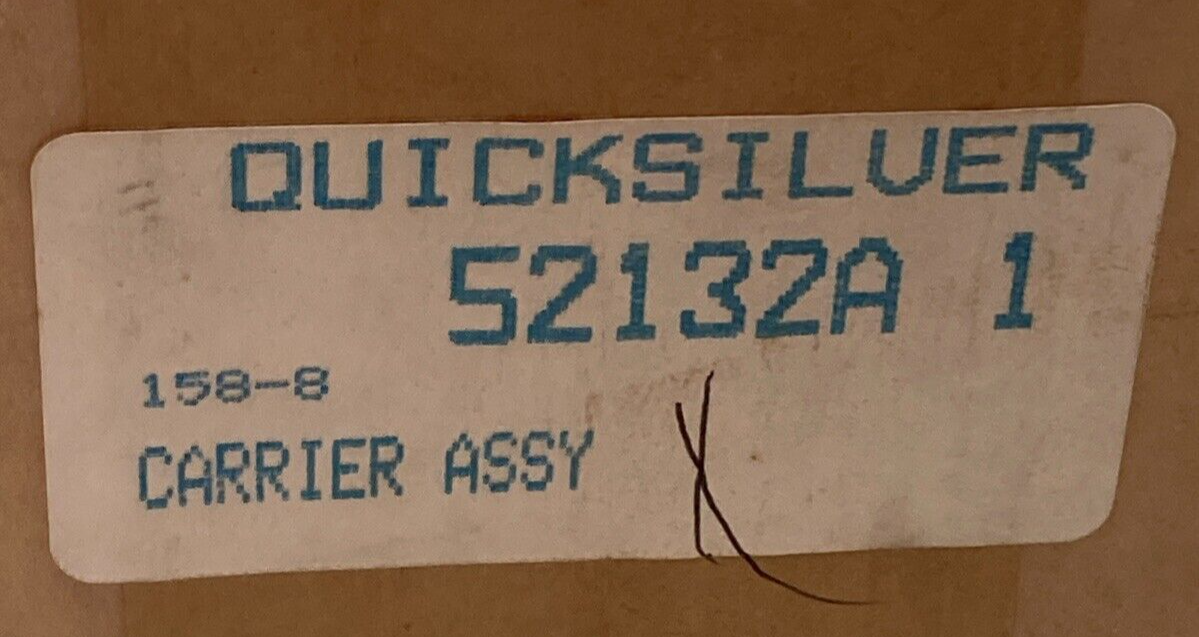 NEW GENUINE MERCURY QUICKSILVER 52132A 1 CARRIER ASSEMBLY