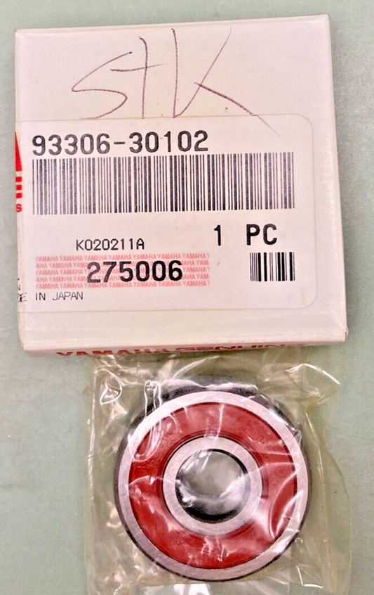 NEW GENUINE YAMAHA 93306-30102 BEARING, FRONT WHEEL