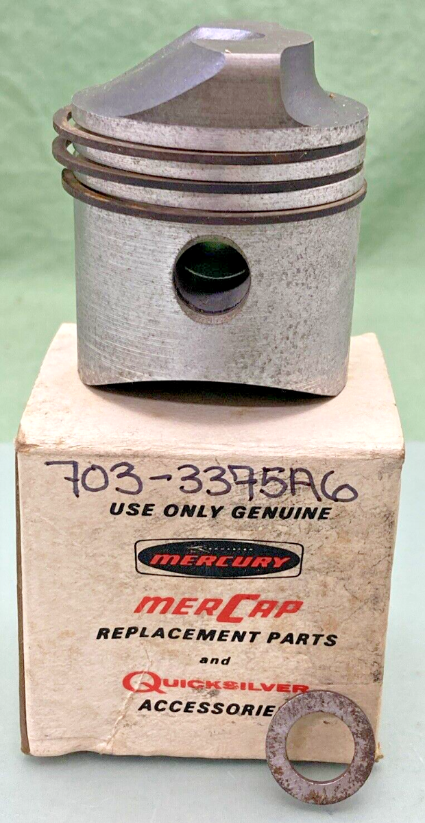 NEW GENUINE MERCURY 703-3375A6 PISTON ASSEMBLY SUPERSEDES 703-1830A5