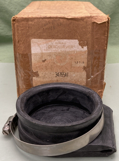 QTY 2 NEW GENUINE MERCURY QUICKSILVER 34765A1 EXHAUST FLANGE COVER KIT