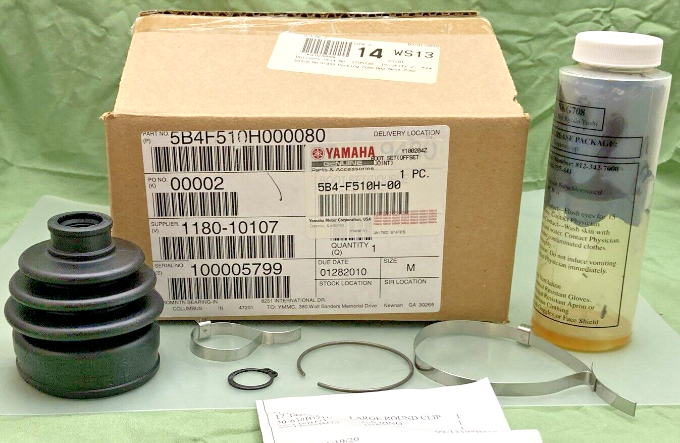 NEW GENUINE YAMAHA 5B4-F510H-00 BOOT SET