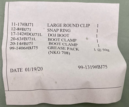 NEW GENUINE YAMAHA 5B4-F510H-00 BOOT SET