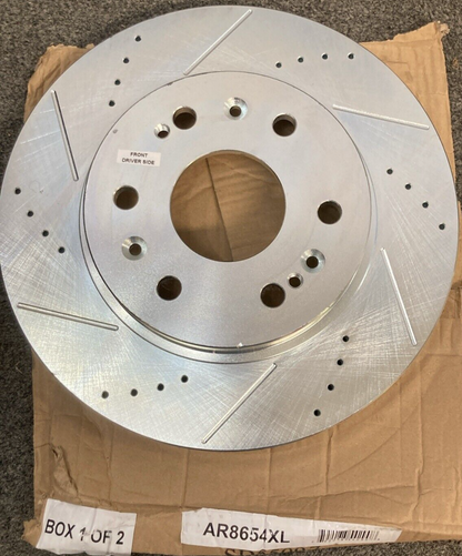 NEW POWER STOP AR8654XL BRAKE ROTOR FRONT LEFT CADILLAC CHEVY GMC