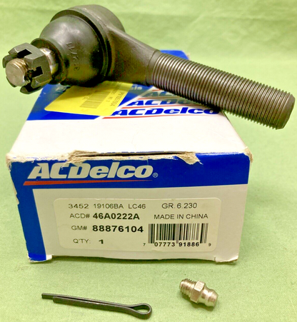 NEW GENUINE ACDELCO 46A0222A TIE ROD END INNER FRONT  GM 88876104