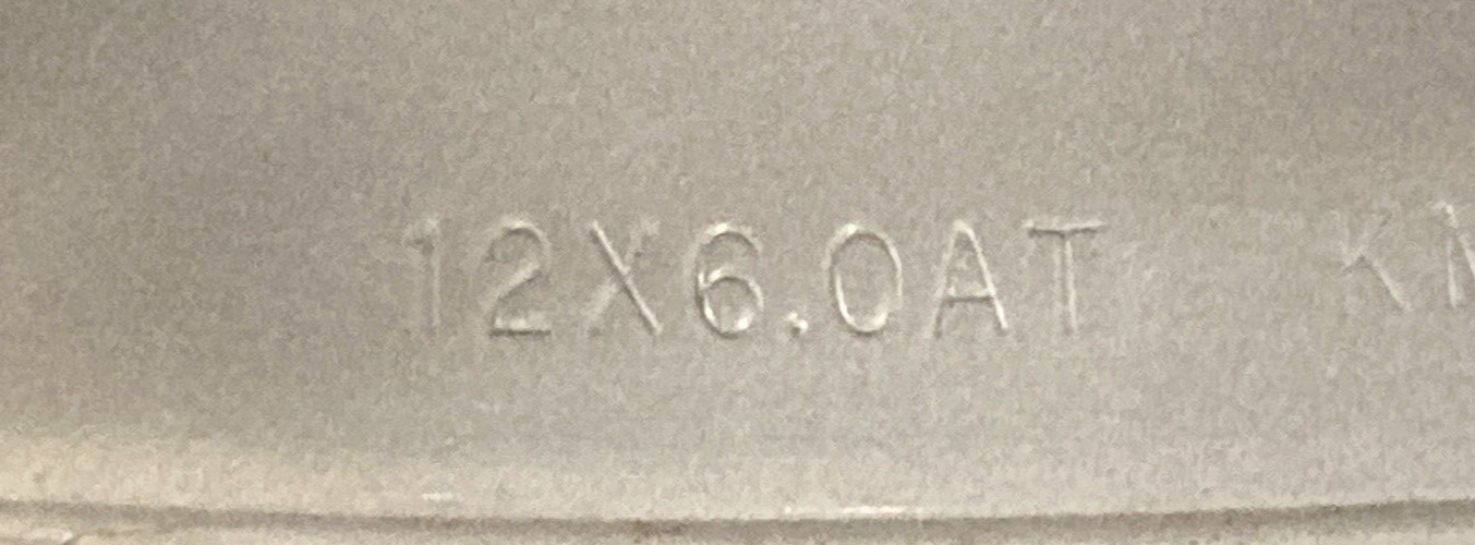 KMM 6M02A3 WHEEL RIM 12X6.0AT 4 BOLT FITS POLARIS