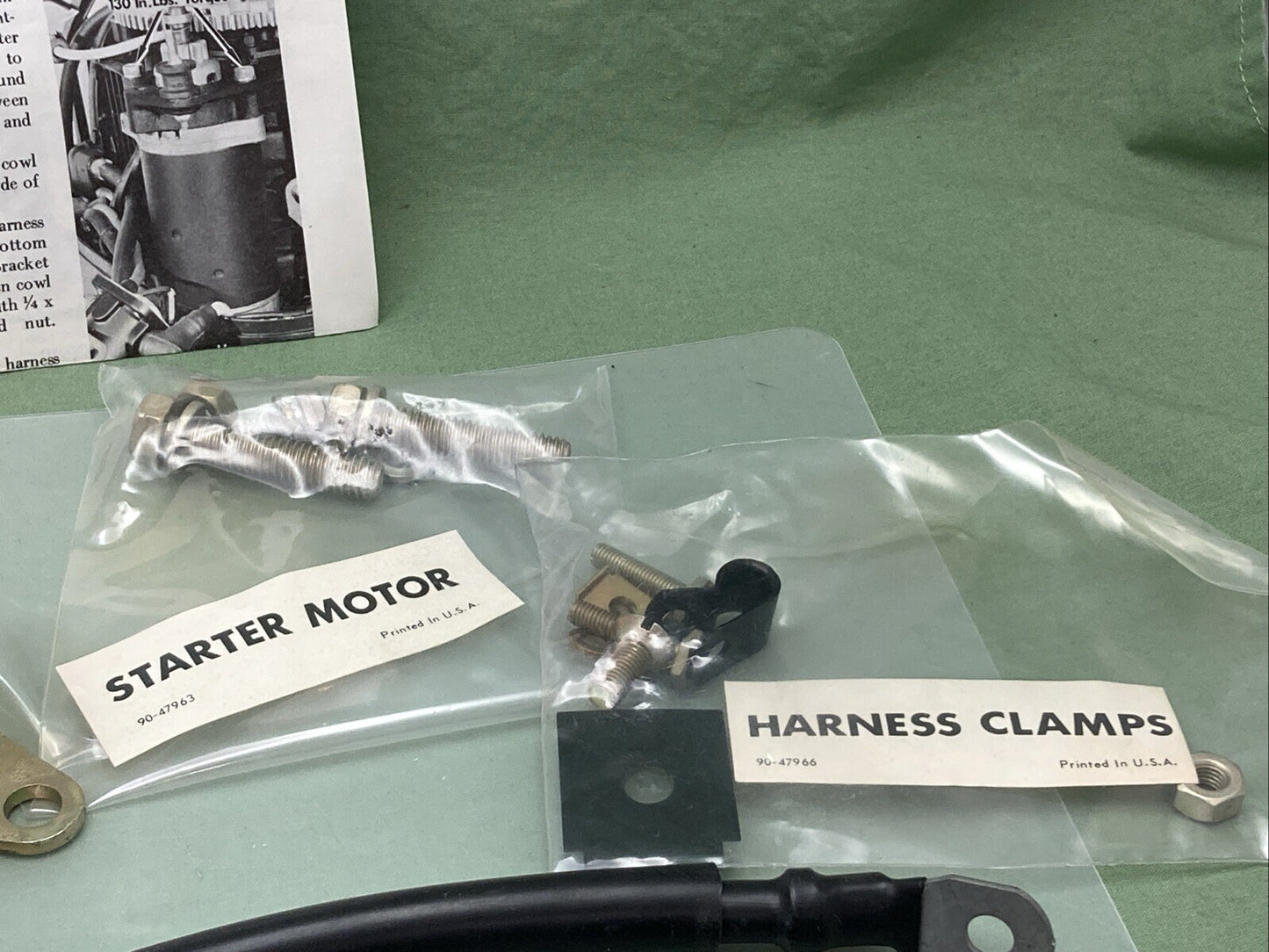 NEW MERCURY QUICKSILVER 50-55601A1 STARTER INSTALLATION KIT