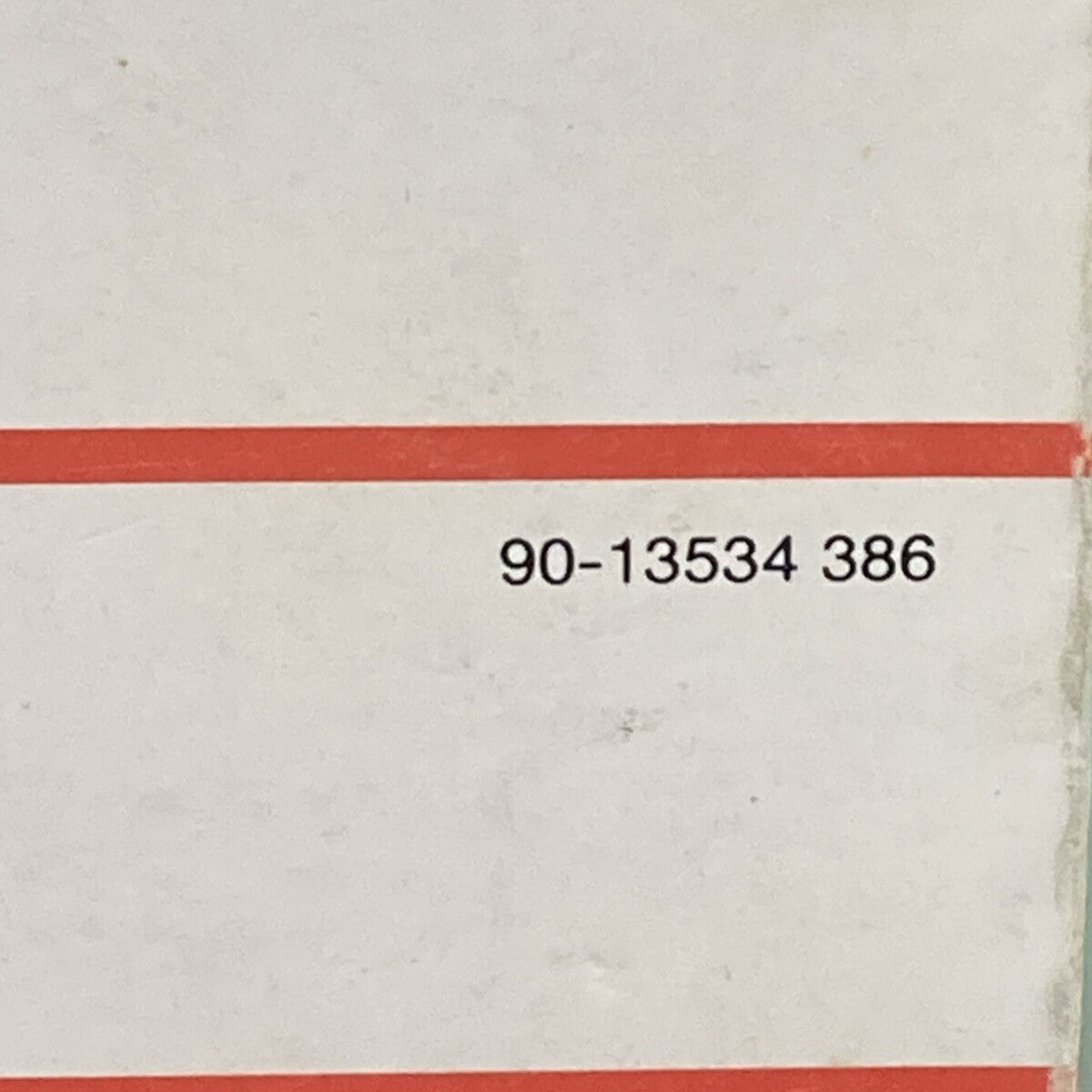 GENUINE MERCURY 90-13534 SERVICE ASSISTANCE WARRANTY INFORMATION MANUAL 1986