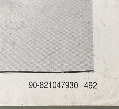 GENUINE MERCURY 90-821047930 ALPHA I OPERATION & MAINTENANCE MANUAL 4 CYL 1992