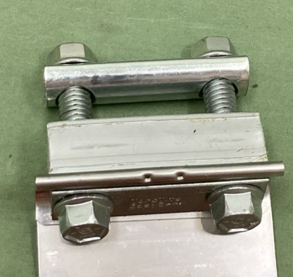 QTY 2 NEW ALLIANCE ABP N35 50EST EXHAUST STRAP CLAMP 5" W/ HARDWARE
