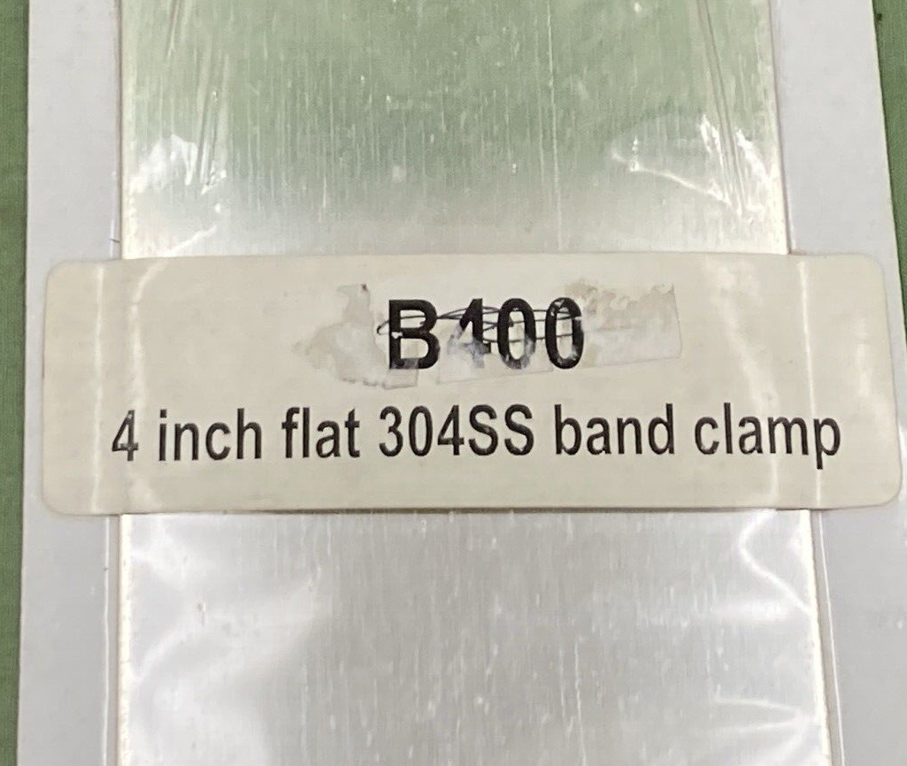 NEW PRO TRUCKING PRODUCTS B400 4" Stainless Steel Easy Seal Band Clamp